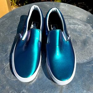 Brand new (no box), iridescent Vans for sale!